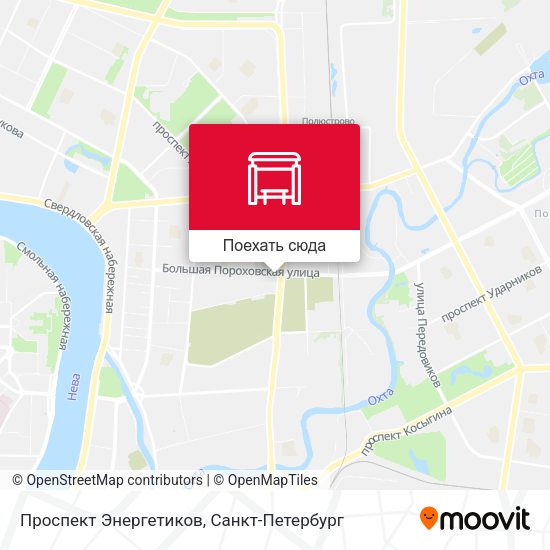 Карта Проспект Энергетиков