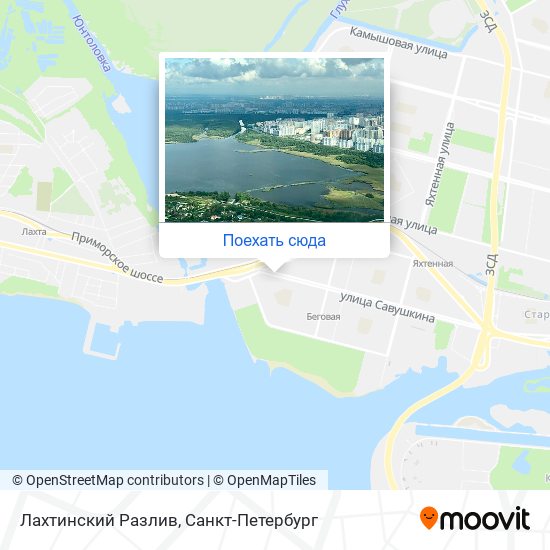 Карта Лахтинский Разлив