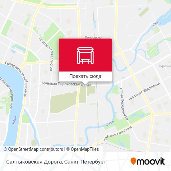 Карта Салтыковская Дорога