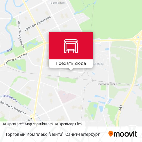 Карта Торговый Комплекс ''Лента''