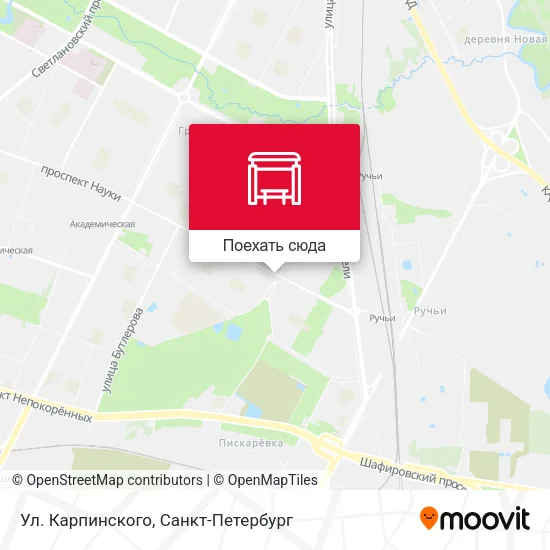 Карта Ул. Карпинского