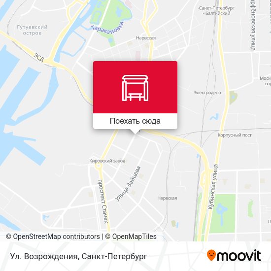 Карта Ул. Возрождения