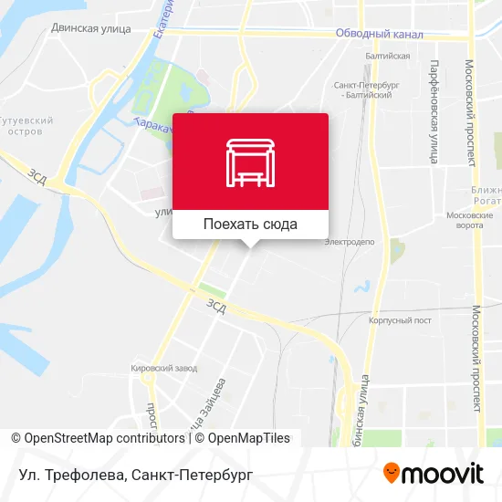 Карта Ул. Трефолева