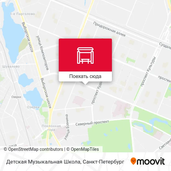 Карта Детская Музыкальная Школа