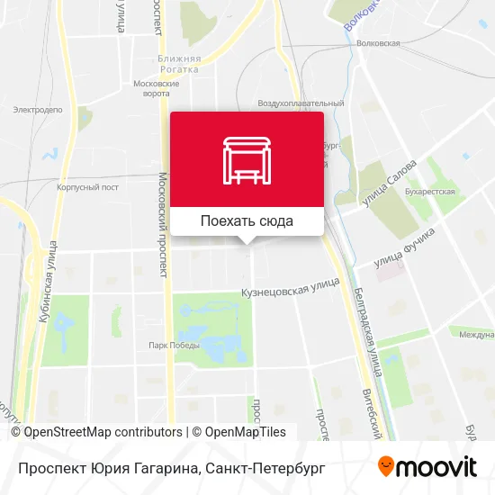 Карта Проспект Юрия Гагарина