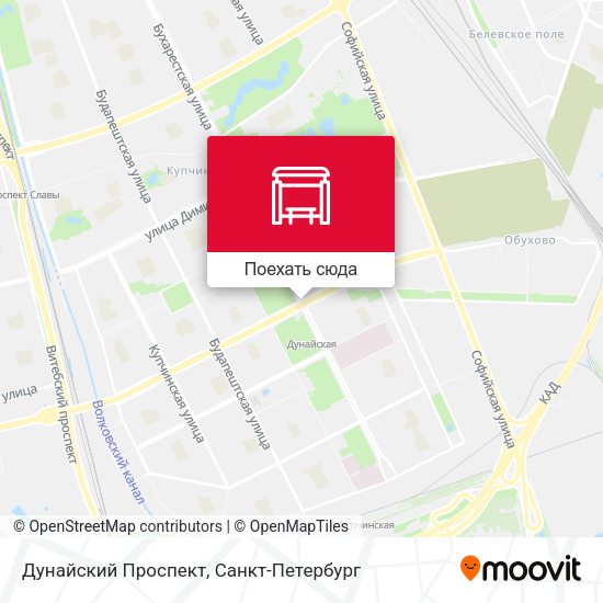 Карта Дунайский Проспект