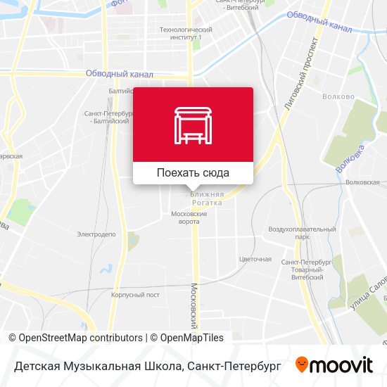 Карта Детская Музыкальная Школа