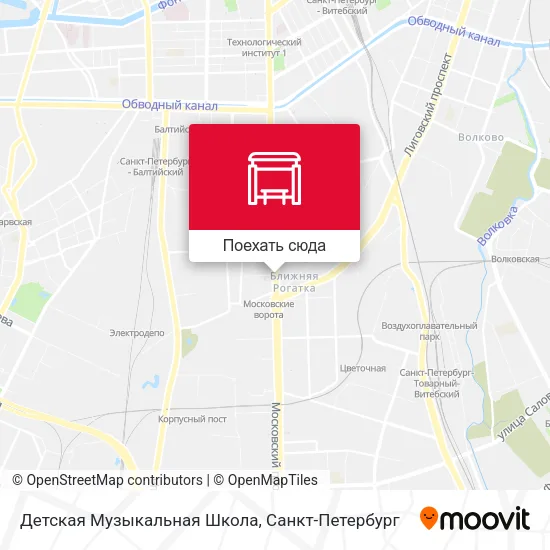 Карта Детская Музыкальная Школа