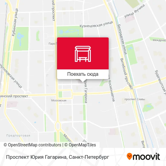 Карта Проспект Юрия Гагарина