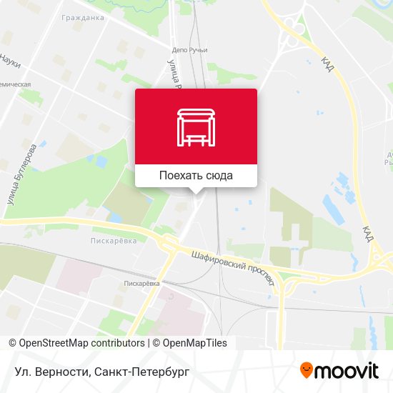 Карта Ул. Верности