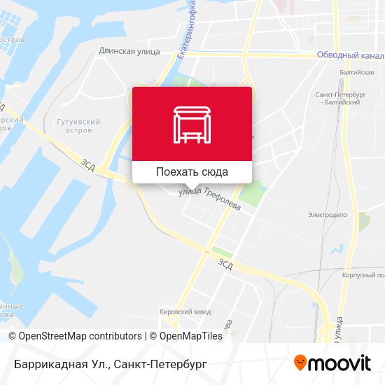 Карта Баррикадная Ул.