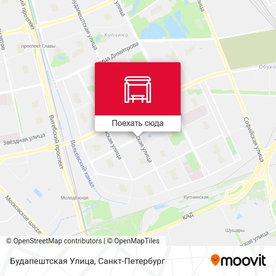 Карта Будапештская Улица