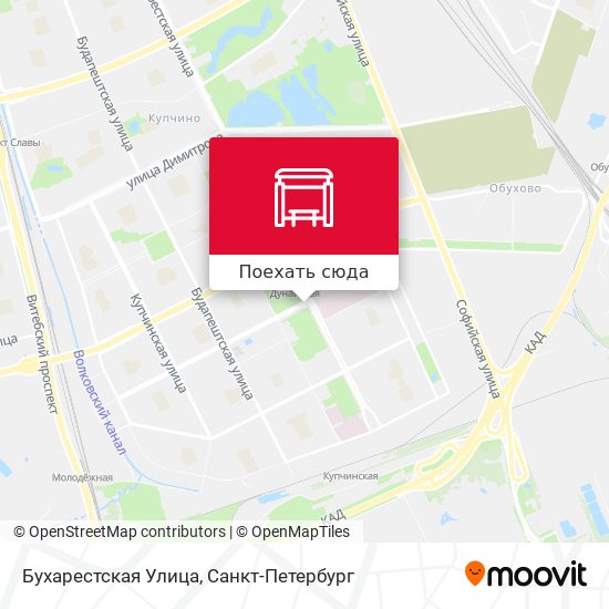 Карта Бухарестская Улица