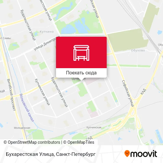 Карта Бухарестская Улица