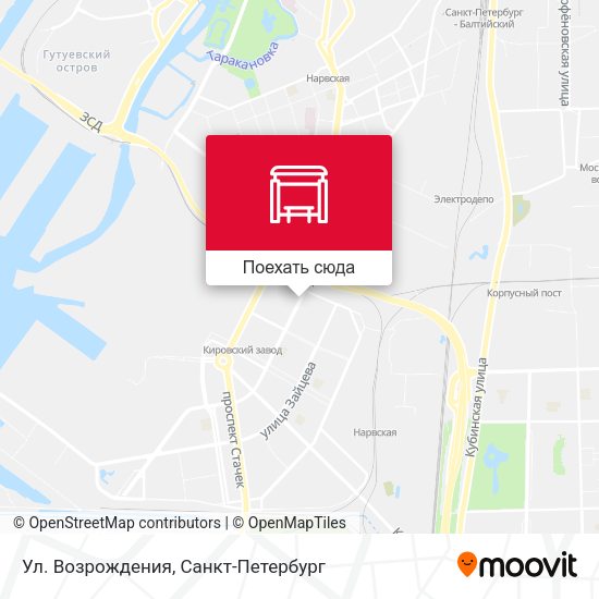 Карта Ул. Возрождения