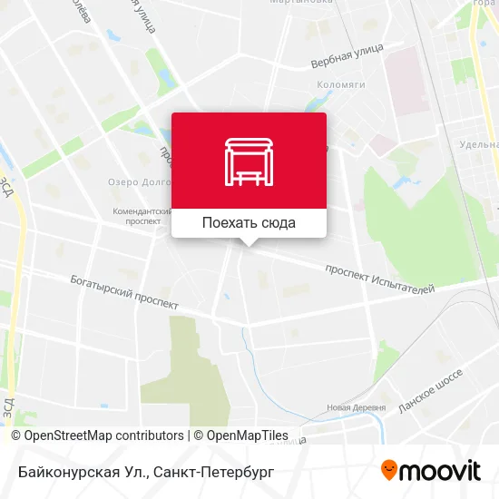 Карта Байконурская Ул.