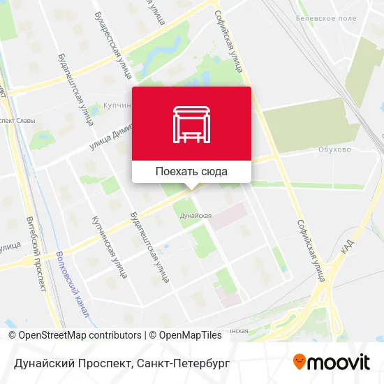 Карта Дунайский Проспект