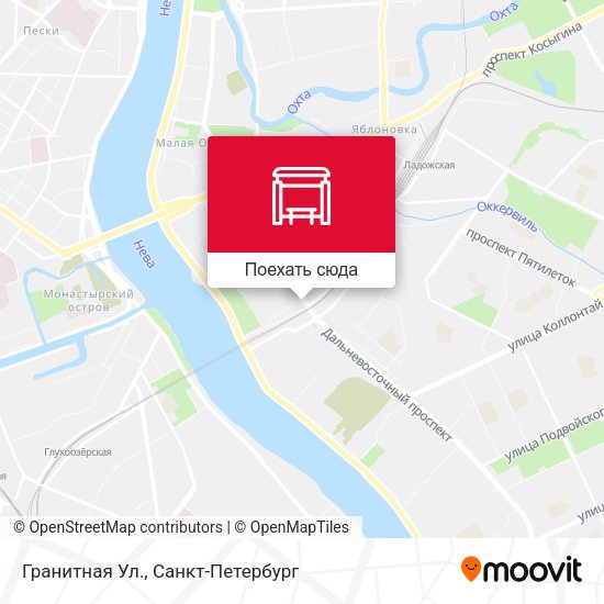 Карта Гранитная Ул.