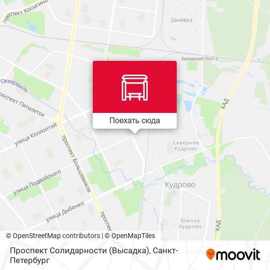 Карта Проспект Солидарности (Высадка)
