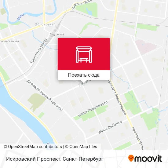 Карта Искровский Проспект