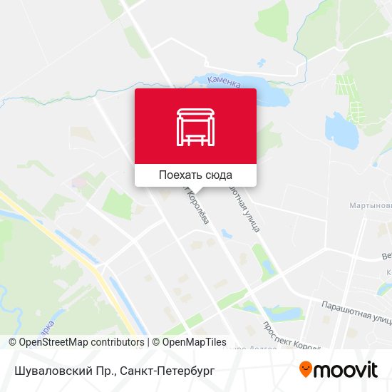 Карта Шуваловский Пр.
