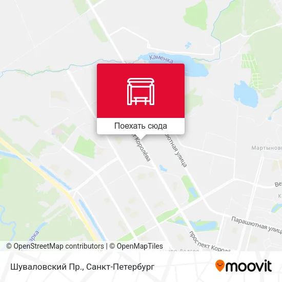 Карта Шуваловский Пр.
