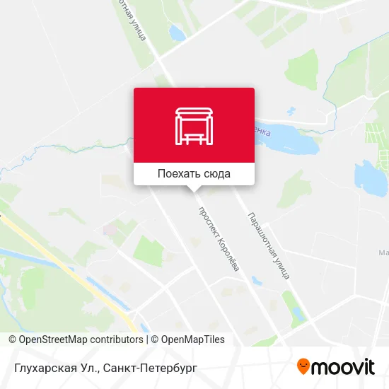 Карта Глухарская Ул.