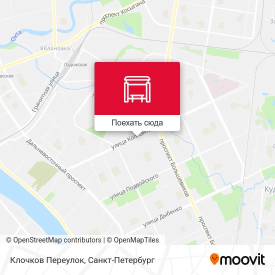 Карта Клочков Переулок