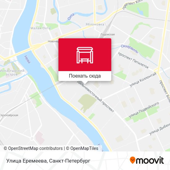 Карта Улица Еремеева