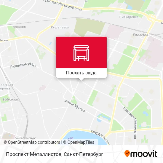 Карта Проспект Металлистов