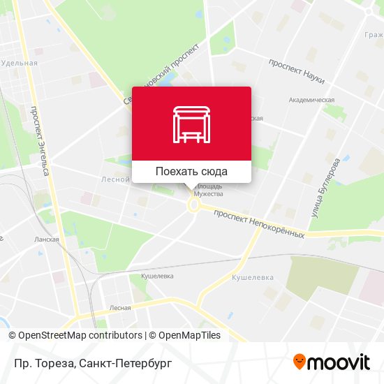 Карта Пр. Тореза