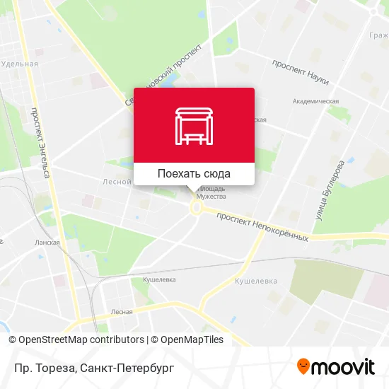 Карта Пр. Тореза