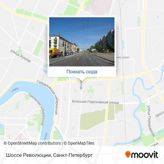 Карта шоссе революции
