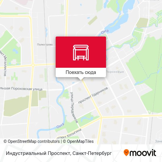 Карта Индустриальный Проспект