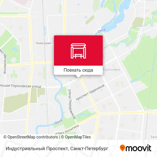 Карта Индустриальный Проспект