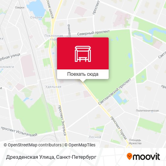 Карта Дрезденская Улица