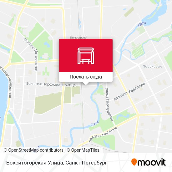 Карта Бокситогорская Улица