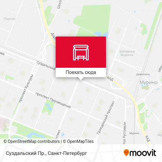 Карта Суздальский Пр.