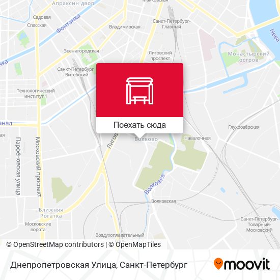 Карта Днепропетровская Улица