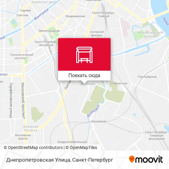 Карта Днепропетровская Улица
