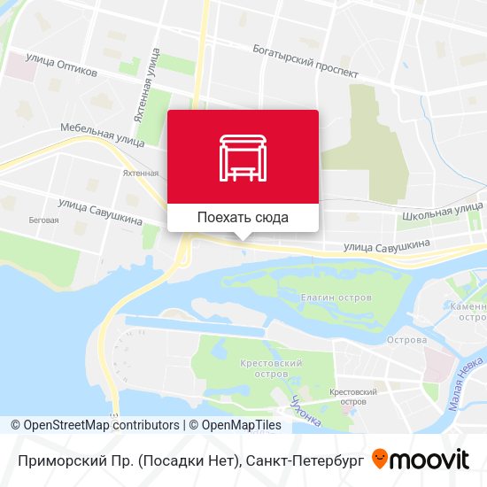 Карта Приморский Пр. (Посадки Нет)