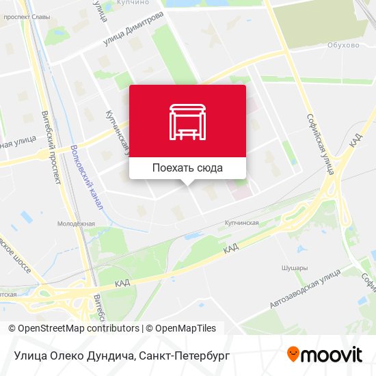 Карта Улица Олеко Дундича