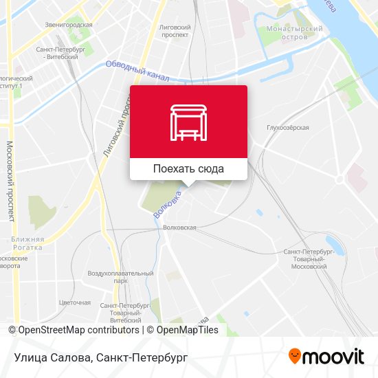 Карта Улица Салова