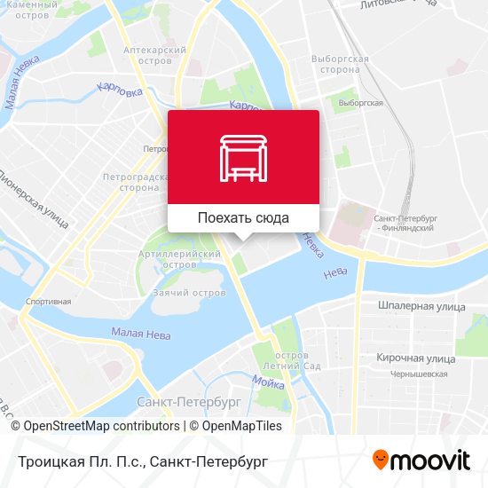 Карта Троицкая Пл. П.с.