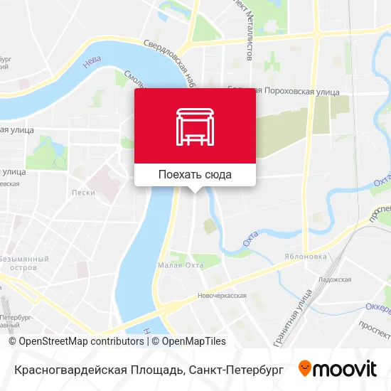 Карта Красногвардейская Площадь