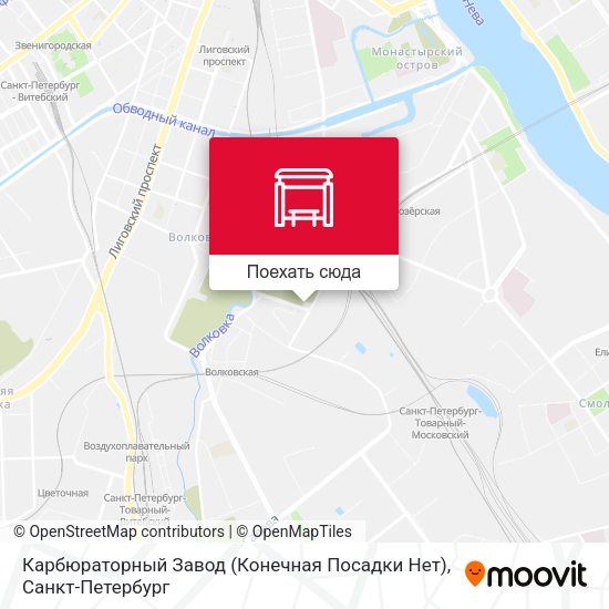 Карта Карбюраторный Завод (Конечная Посадки Нет)