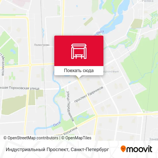 Карта Индустриальный Проспект