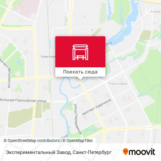 Карта Экспериментальный Завод