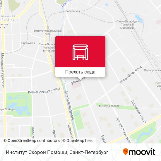 Карта Институт Скорой Помощи