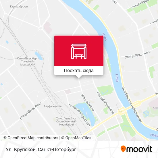 Карта Ул. Крупской